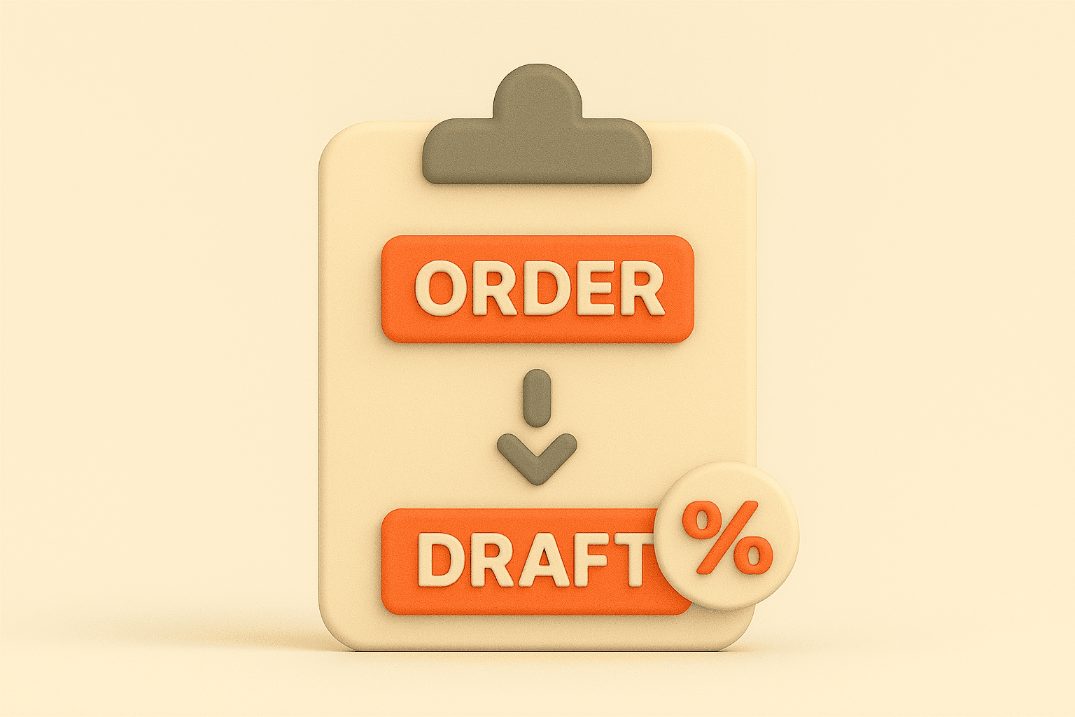 ワンクリックで仮発注／確定発注