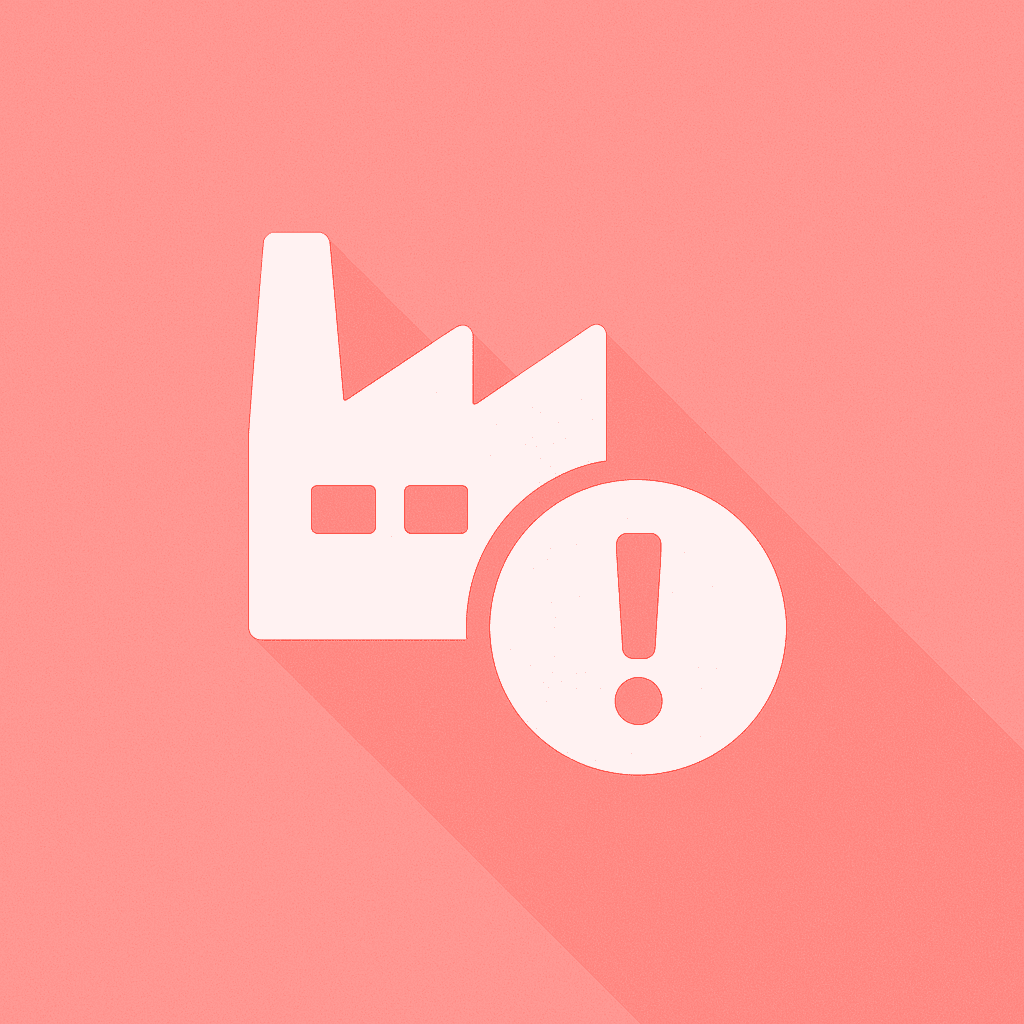 ライン停止の損失