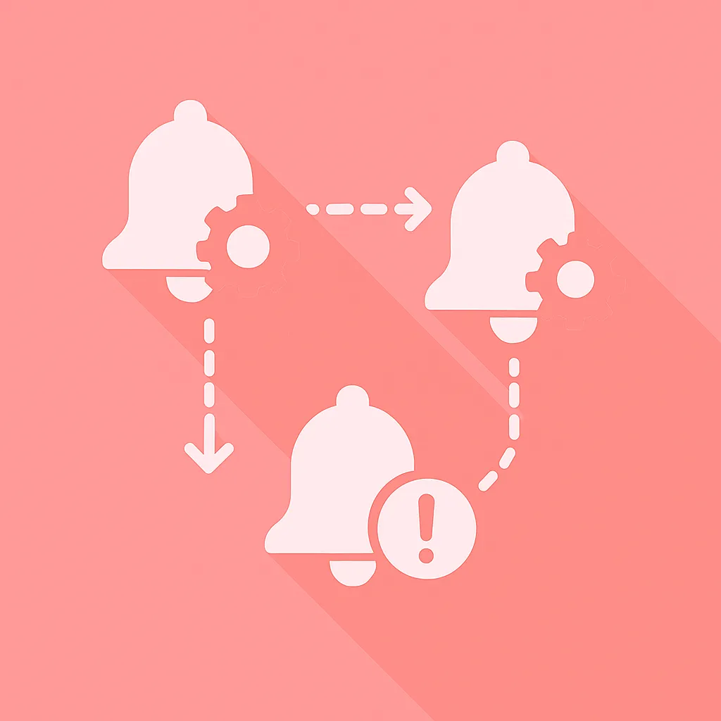 通知ルールがバラバラ